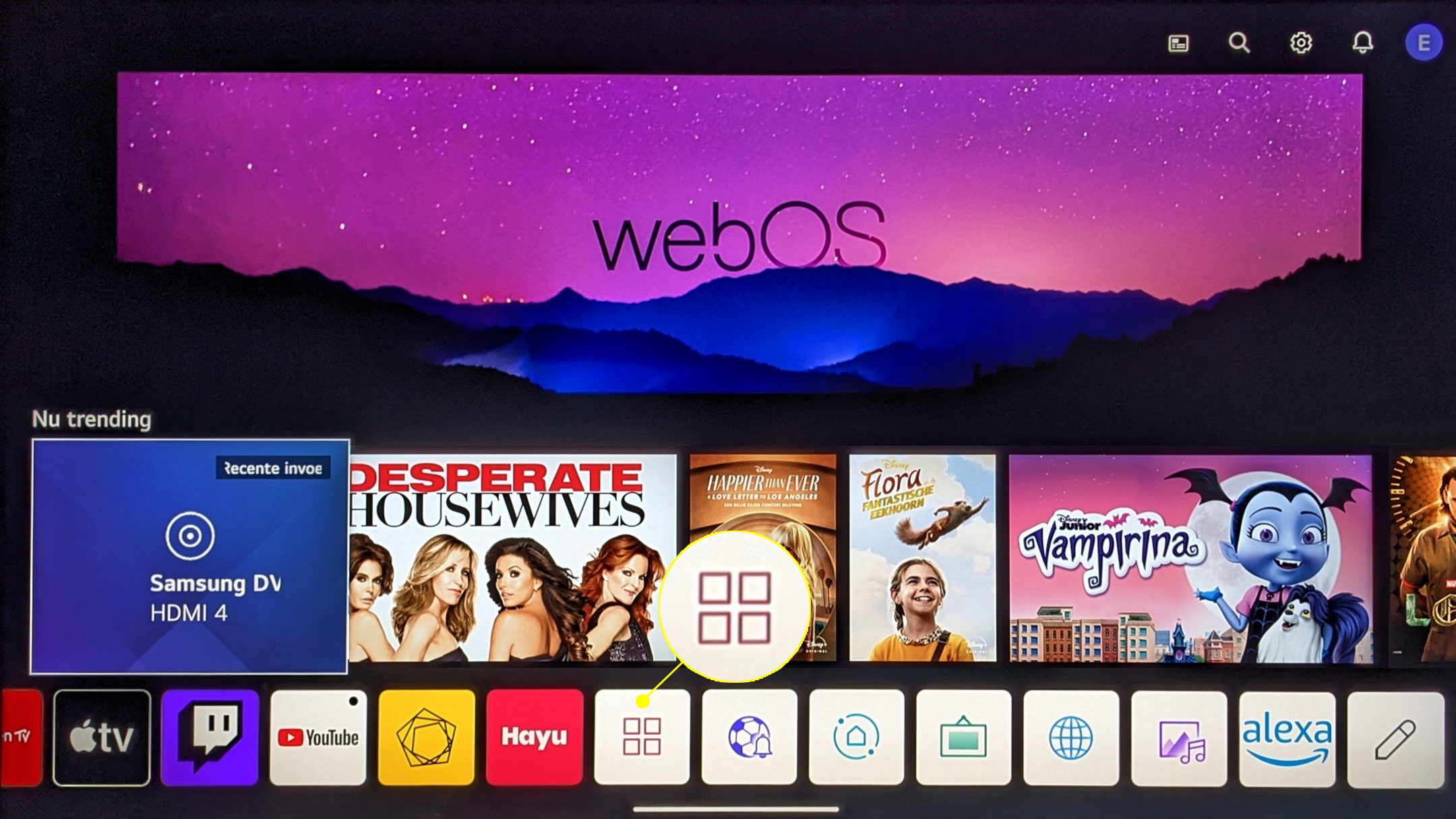 LG TV Home