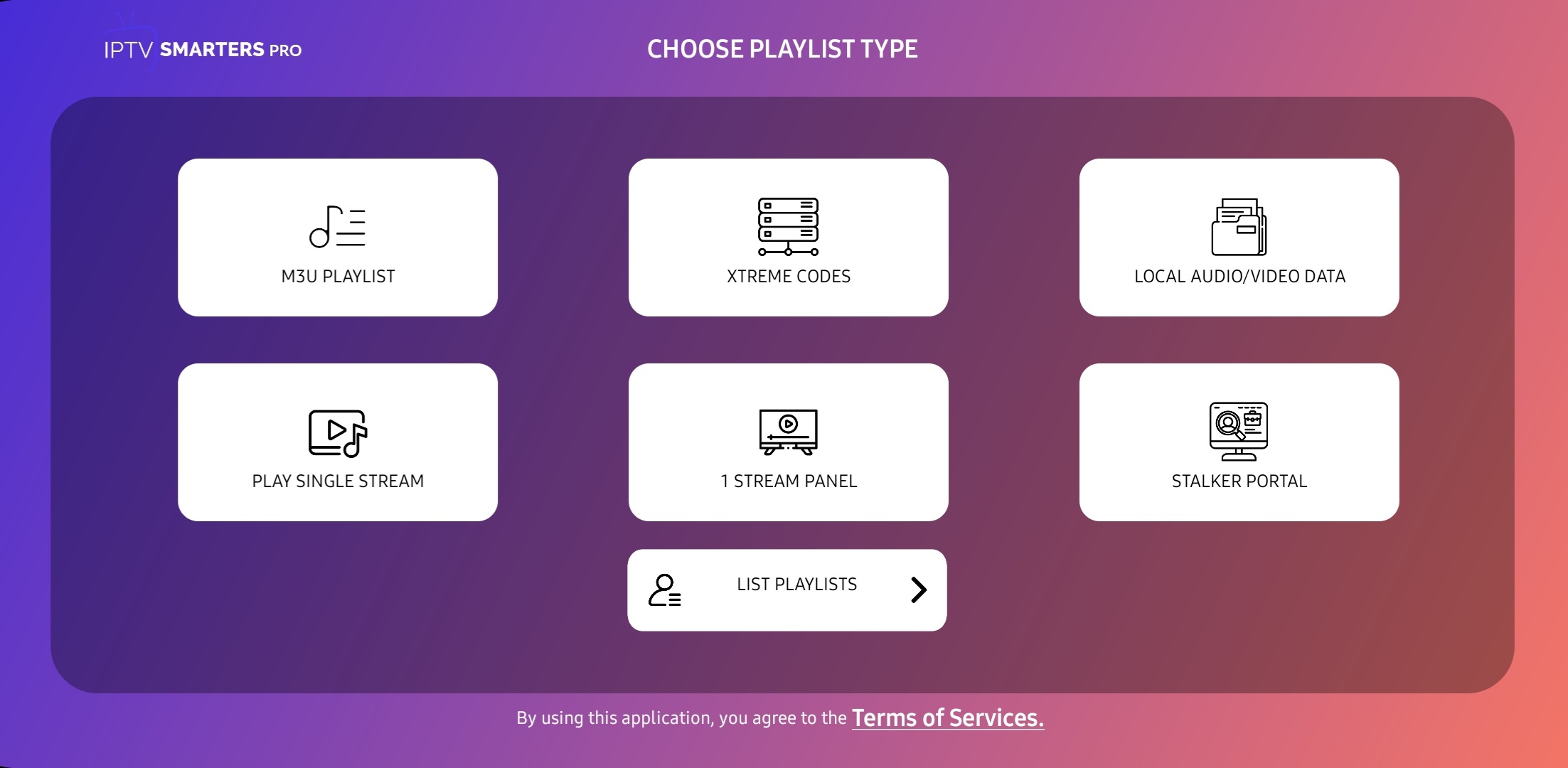 Smarters playlist
